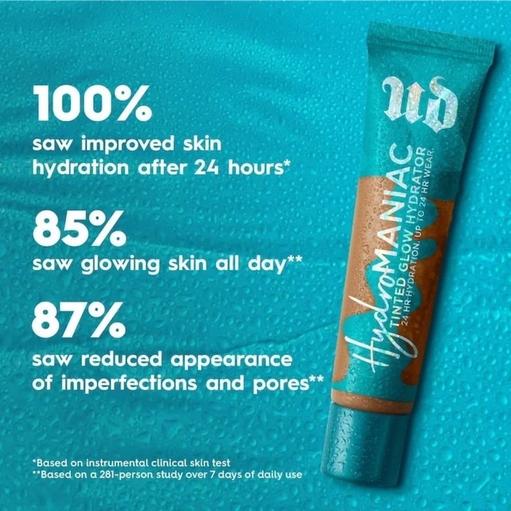 Urban Decay Hydromaniac Glowy Tinted Hydrator Foundation 90 ultra-deep neutral